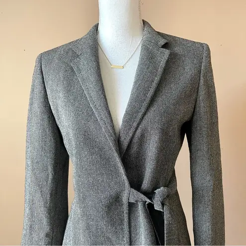 Max Mara | Gray Wool Silk Blend Blazer Jacket Sz 6