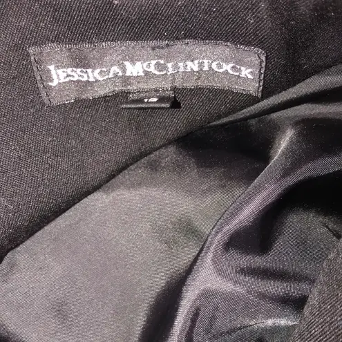 Jessica McClintock Jessica Mclintock black blazer jacket size 12