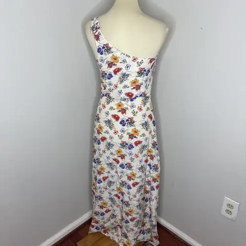 HVN Tender Loving Care Elena One Shoulder Dress Flower Bunch Sz 6