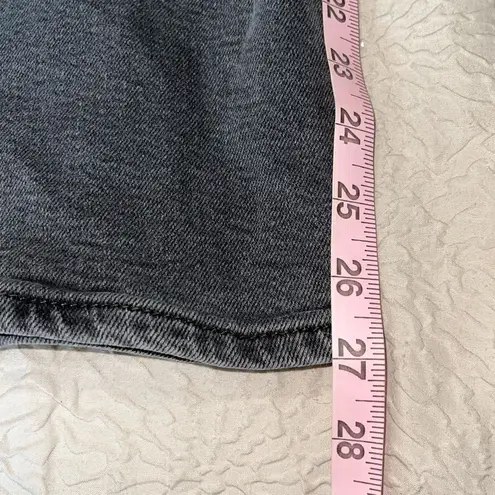 Levi Strauss & CO. Womens Ribcage Ankle Straight Button Fly Jeans Gray Size 27