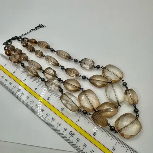 Ny Collection double stranded beaded necklae