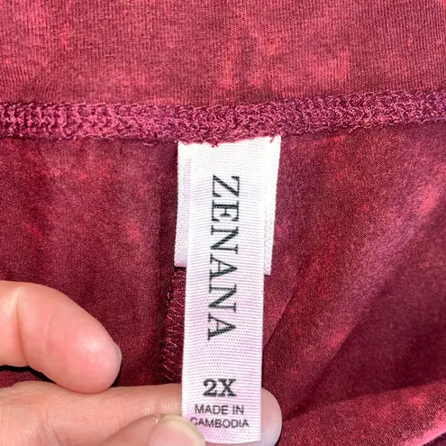 Zenana Outfitters NEW! Plus Size Mineral Wash Biker Shorts w/ Pockets 2X Waist 16-19”