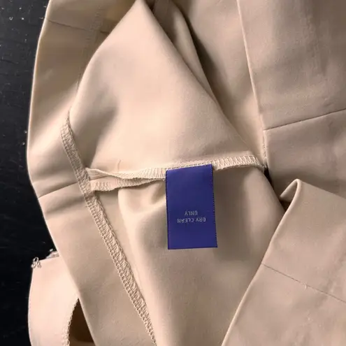 Vivienne Tam Dress Size 10 Beige Sheath Elegant Classic Designer Career Event