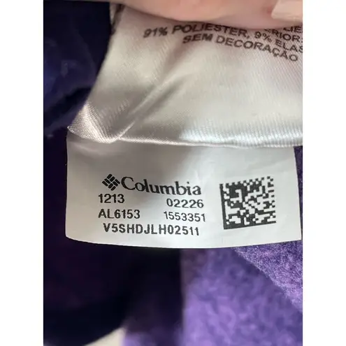 Columbia  Ombre Spring 1/2 Zip Pullover Fleece Shirt Purple  Women Med Omni-Wick