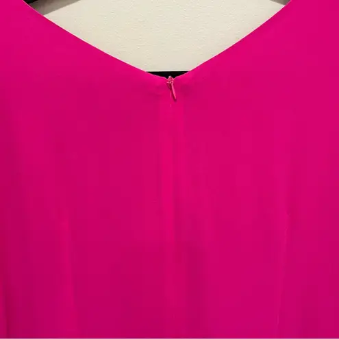 Grace Karin Chiffon Dress Flutter Sleeve Party Wedding Cocktail Hot Pink Size 14