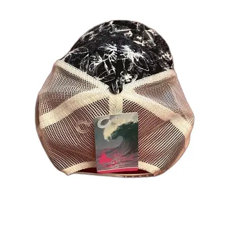 Reel Legends Hisbiscus Camo Snap Back Hat Black One Size