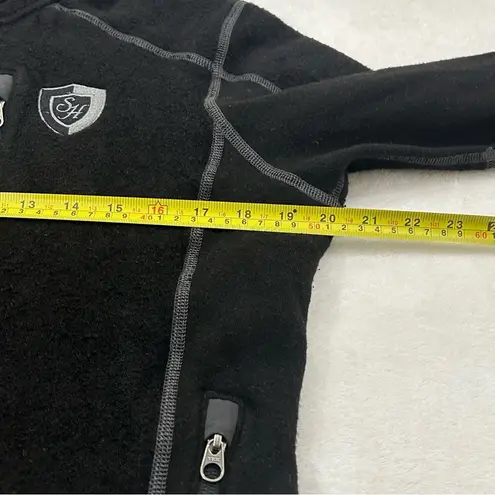 Kuhl Interceptr Alfpaca Kashmira Black Fleece Full Zip Up Winter Jacket Womens L