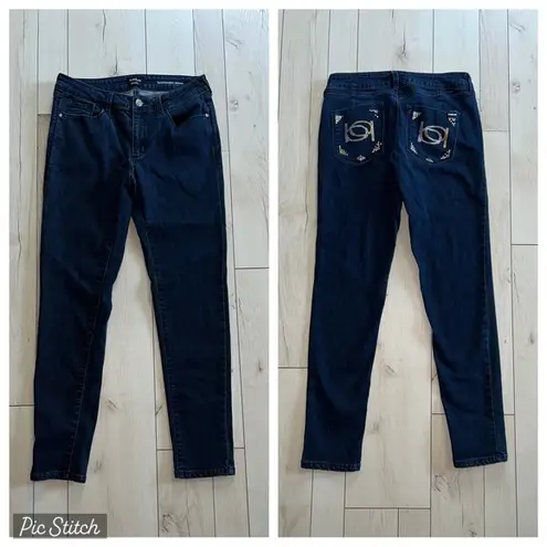 Bebe Super Cute  Heartbreaker Skinny Bling Pocket Jeans!