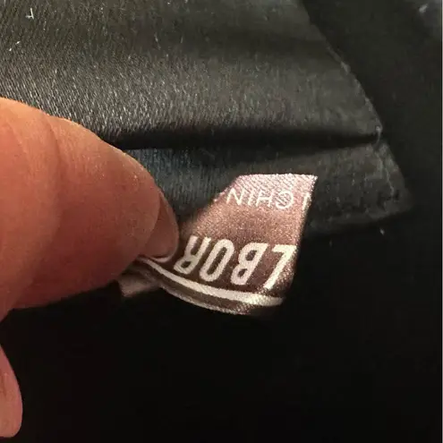 WALBORG VINTAGE METALLIC BEADED BLACK RED BLUE SILVER GOLDTONE HANDBAG CLUTCH