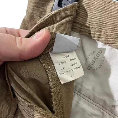 NWT MARITHÉ GIRBAUD FRANCOIS Vintage Deadstock Bellows Pocket Pant 29 Tan