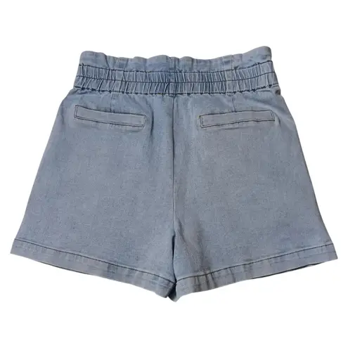 Skies Are Blue Denim Paperbag Shorts Size SMALL New NWT