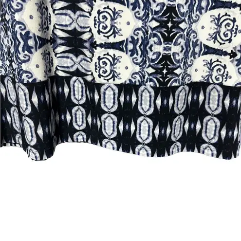 Ivanka Trump Navy Black White Sheath Dress Medium EUC