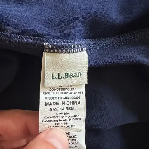 L.L.Bean Vintage  Blue Swim Skort Women's Size 14