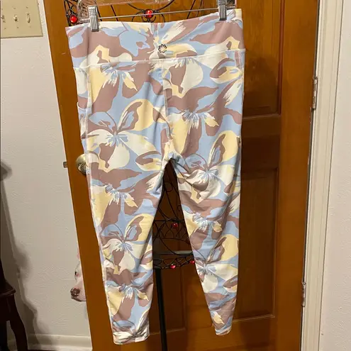 Pro Player 🏃‍♀️🏃‍♀️🏃‍♀️BOGOHO 🏃‍♀️🏃‍♀️🏃‍♀️Floral Patterned Leggings-Large - Image 5