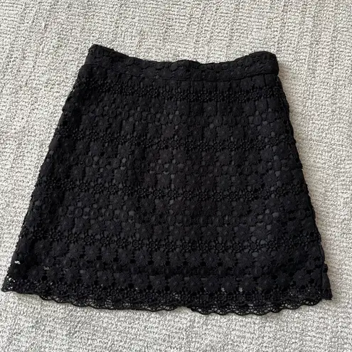 Black Pace Mini Skirt Size 2