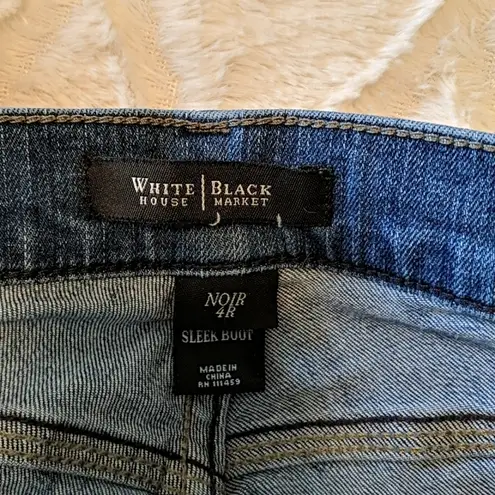 White House | Black Market WHBM Sleek Boot Cut Jeans Sz 4