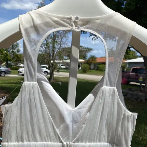 Teeze Me White Sparkle Dress size 6