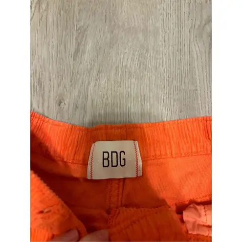 BDG Urban Outfitters Women's  Corduroy Orange Shorts Size 25 Boho Chic Classic