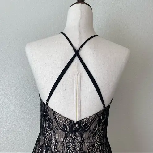 Bobi Black Sleeveless Lacy C1 Dress