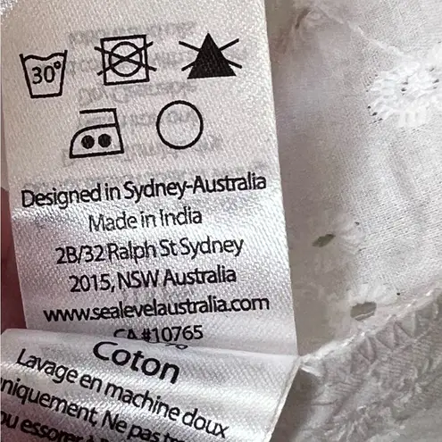 Elegant White Swim Coverup Size XS