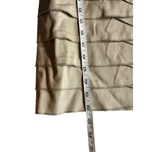 Larry Levine Stretch Women's Tan Skirt