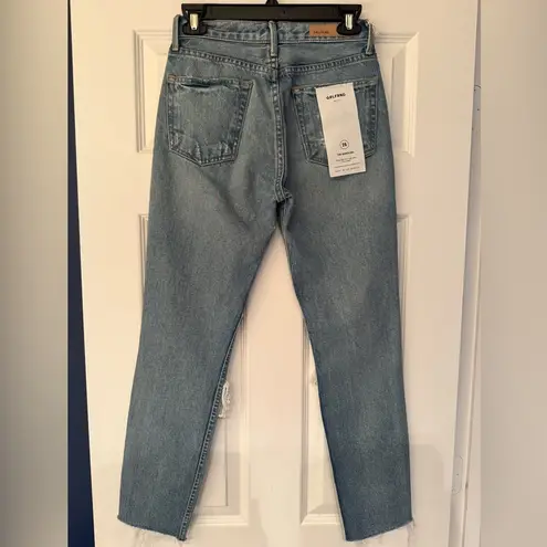 GRLFRND Karolina High Waisted Distressed Skinny Women’s Blue Jeans Size 25