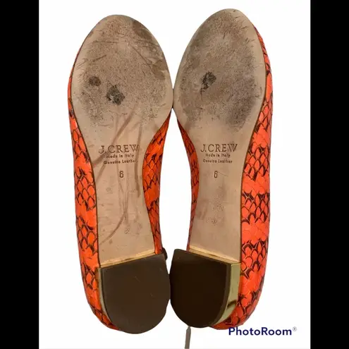 J.Crew  Collection Janey Snakeskin Flats - Image 10