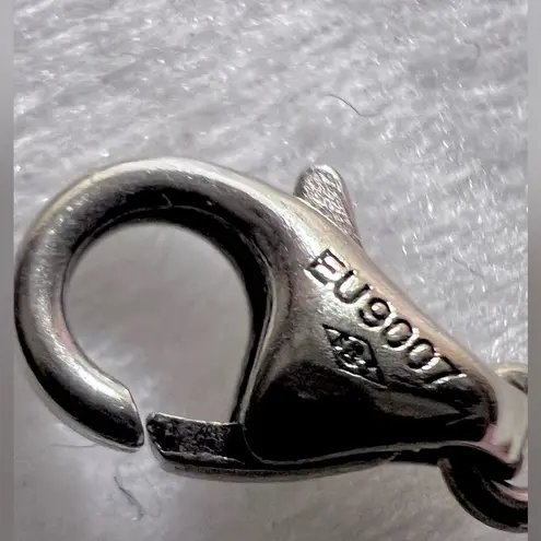 Cartier white 18k Gold identity Chain Bracelet