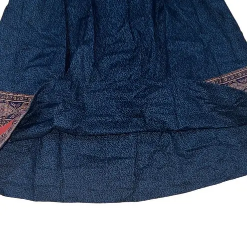 Vintage Vicki Lynn Bardon Suttles & Seawinds Limited Midi Asymmetrical Skirt S Blue Size undefined