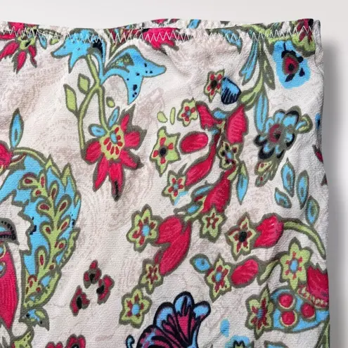 Cecilia Classics Floral Boho Midi Skirt Georgette Vintage Y2K Size Small Multiple