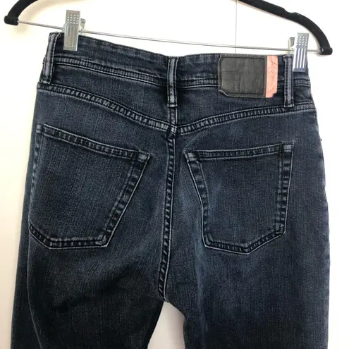Acne Studios Melk Slim Fit Jeans in Blue Black Bla Konst Stockholm