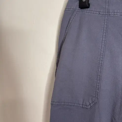 Pact Organic Twill Utility Joggers Pants Side Ankle Zip Cotton Grey Size M Gray Size M