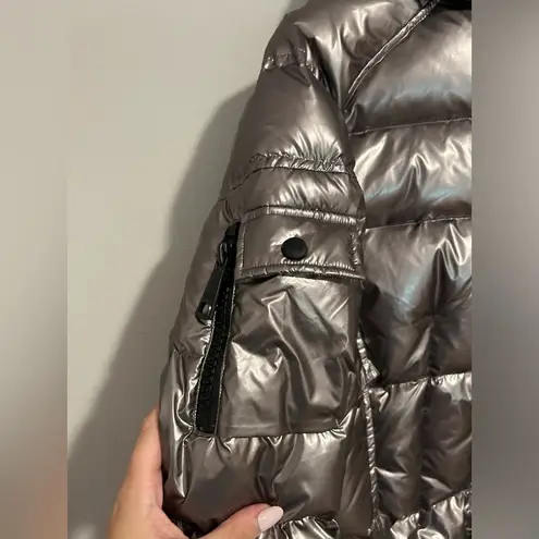 SAM. Freestyle Down Puffer Jacket in Gunmetal size Small (S)