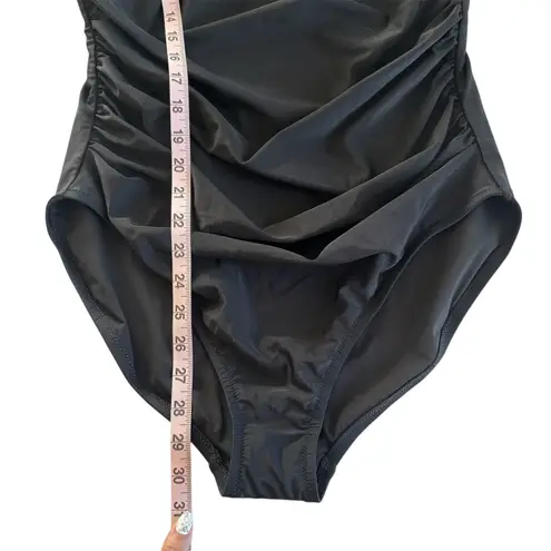 J.Crew Classic Black Ruched V