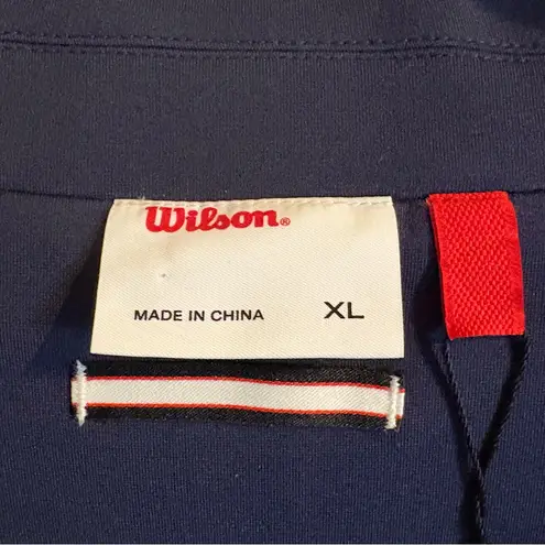 Wilson Unbound Blazer Jacket Women's Xl Navy Preppy Sporty Comfort Large NWT Blue