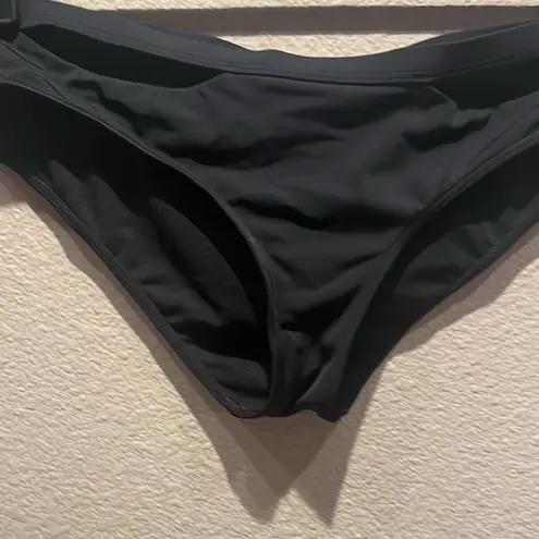 Adore Me  Women’s Black Cutout Bikini Bottoms Size Large