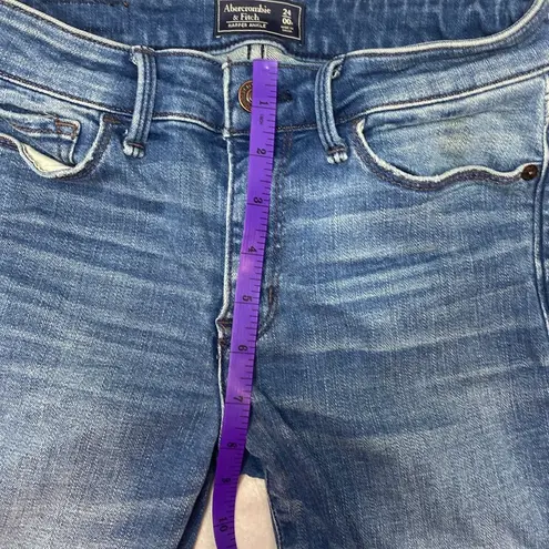 Abercrombie & Fitch  blue jeans harper ankle size 00 W 24
