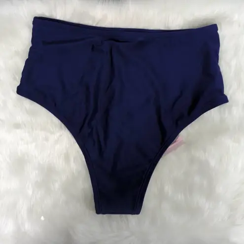 Halara SWIMWEAR Solid High Waisted Bikini Bottom Swimsuit | MEDIUM