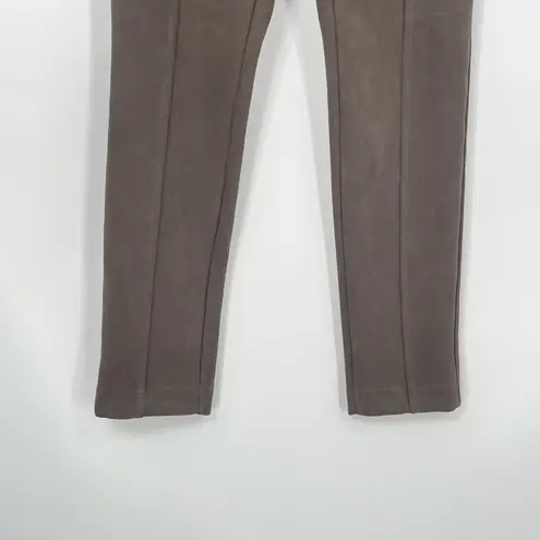 Andrew Marc Women's Taupe Super Soft Stretch Faux Suede Pull On Pants Size Small