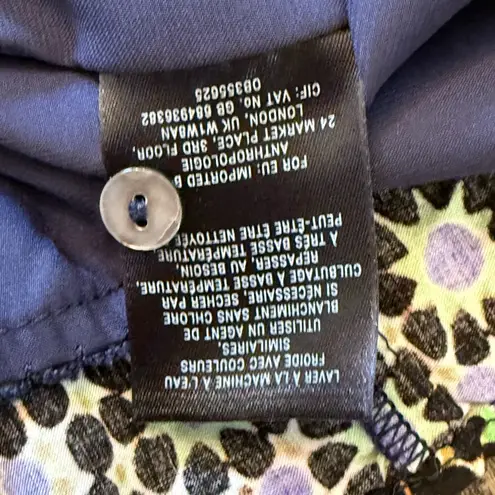 Maeve Anthropologie Tiled Amethyst Smocked Dress Boho Small