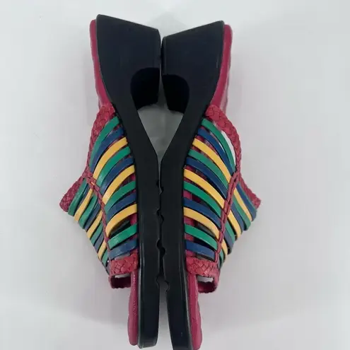 Vintage 80s Walking Cradles Leather Slip