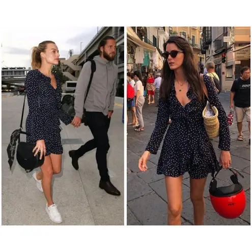 Realisation Par 💕💕 Alexandra Navy Star Dress XS