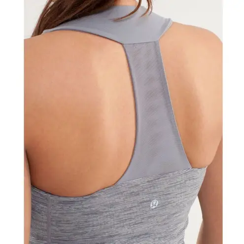 Lululemon  Scoop Neck Tank Wee Are From Space Coal Fossil Top Size 8