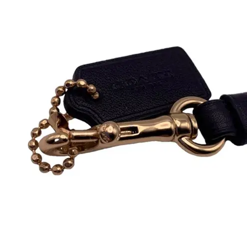 Coach  Black Gold Replacement Wristlet Strap and Hangtag