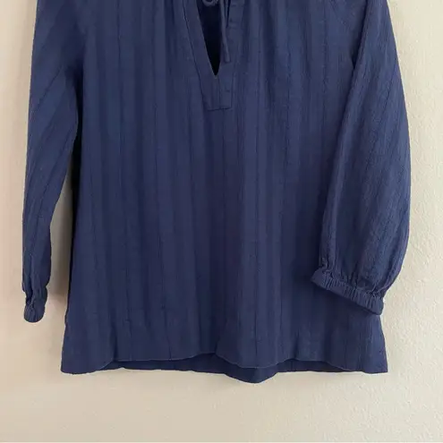 Marine layer  Tie Neck Long Sleeves Peasant Top‎ Size Small