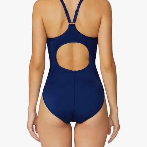 Baleaf Women’s Athletic Training Adjustable Straps One Piece Blue Swimsuit Small