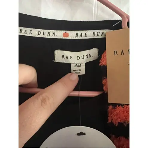 Rae Dunn Drink Up Witches Black Crewneck With Striped Cozy Socks Woman’s Size Me