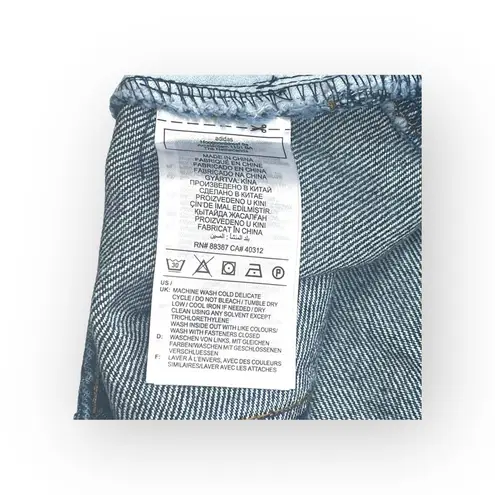 VHTF: new adidas originals x Ivy Park ᯾ Beyoncé Denim Mini Skirt ᯾ Dark Stripe M Blue Size M