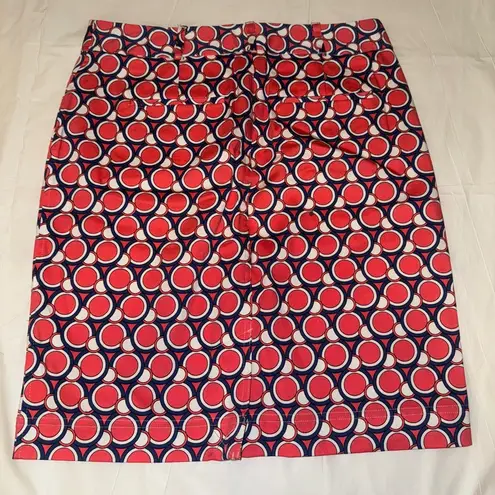 Van Heusen Pink, Blue and White Pencil Skirt for Work