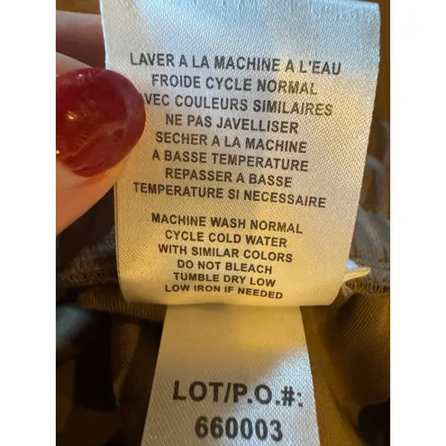 Tribal Jeans Joggers Women Small Tan Brown Elastic Waist Drawstring Sweat Pants